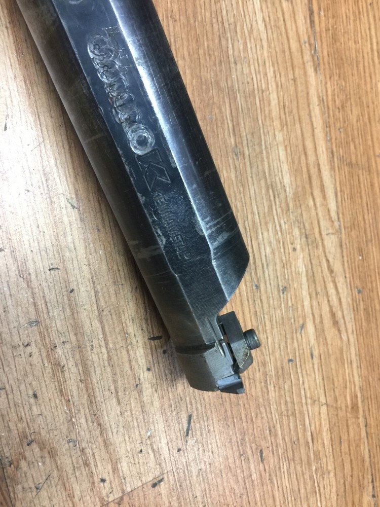 KENNAMETAL 1 3/4 " INDEXABLE BORING BAR + INSERTS