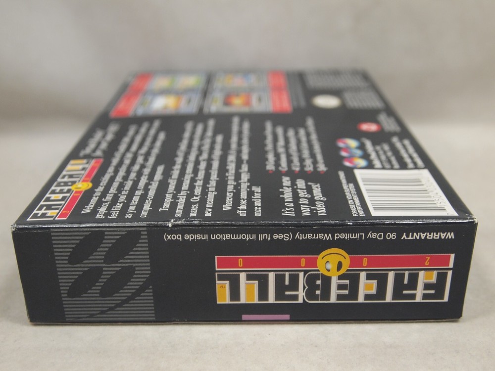Faceball 2000 (Super Nintendo | SNES) Authentic BOX ONLY
