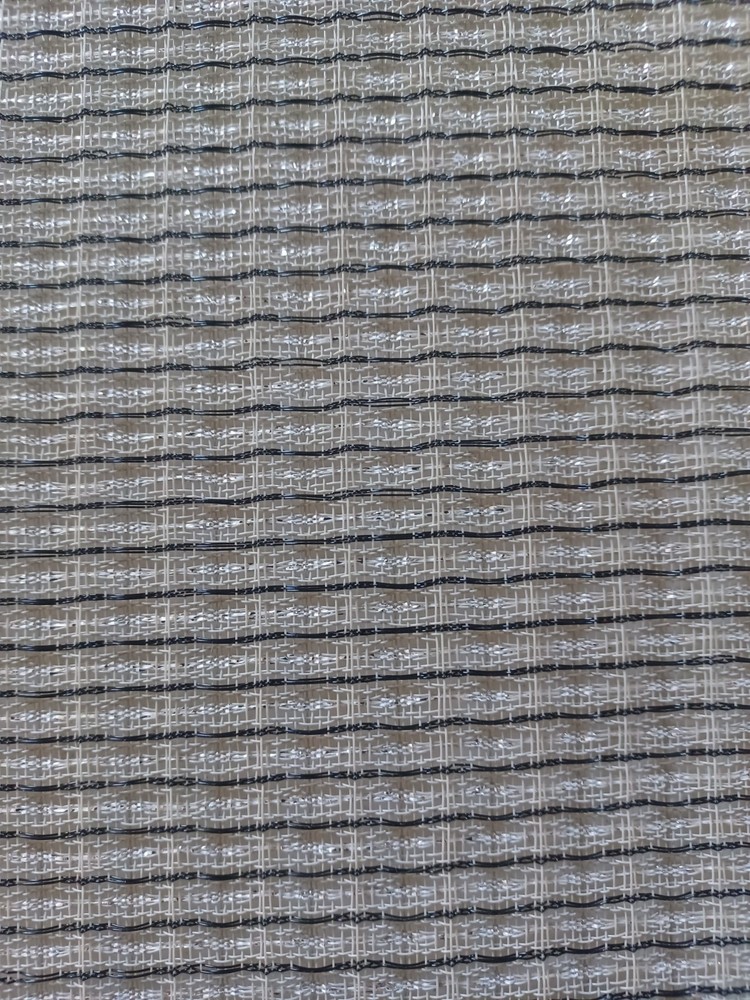FENDER Black & Silver Grill Cloth (thread waves ) 2nds 29" high" x 36" wide
