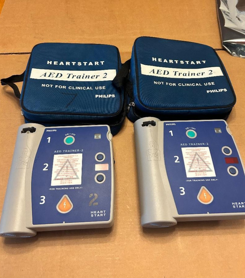 Qty. 2 Heartstart Philips AED Trainer READ