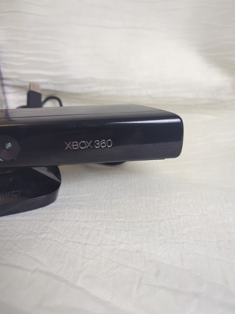 Microsoft Xbox 360 Kinect Motion Sensor Bar Black & 3 games bundle Dance Central