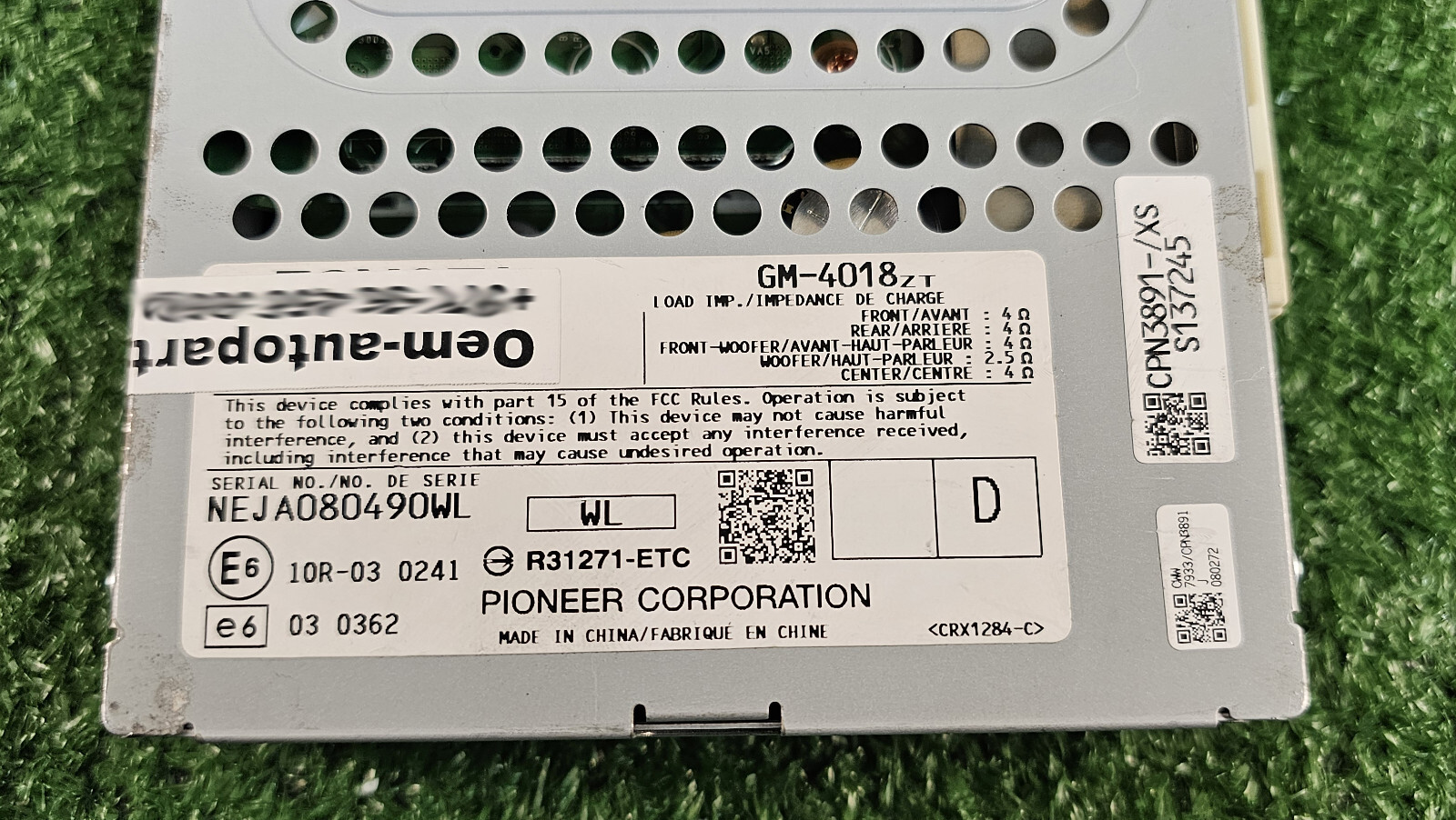 Lexus IS250 IS350 Radio stereo pioneer amplifier 86280-53190 oem used