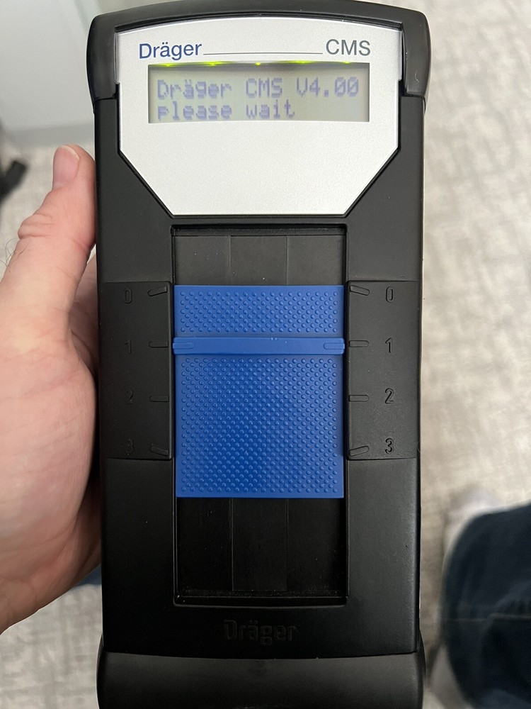 Dräger CMS Analyzer Chip Measurement System Gas Detector + CMS Analyzer