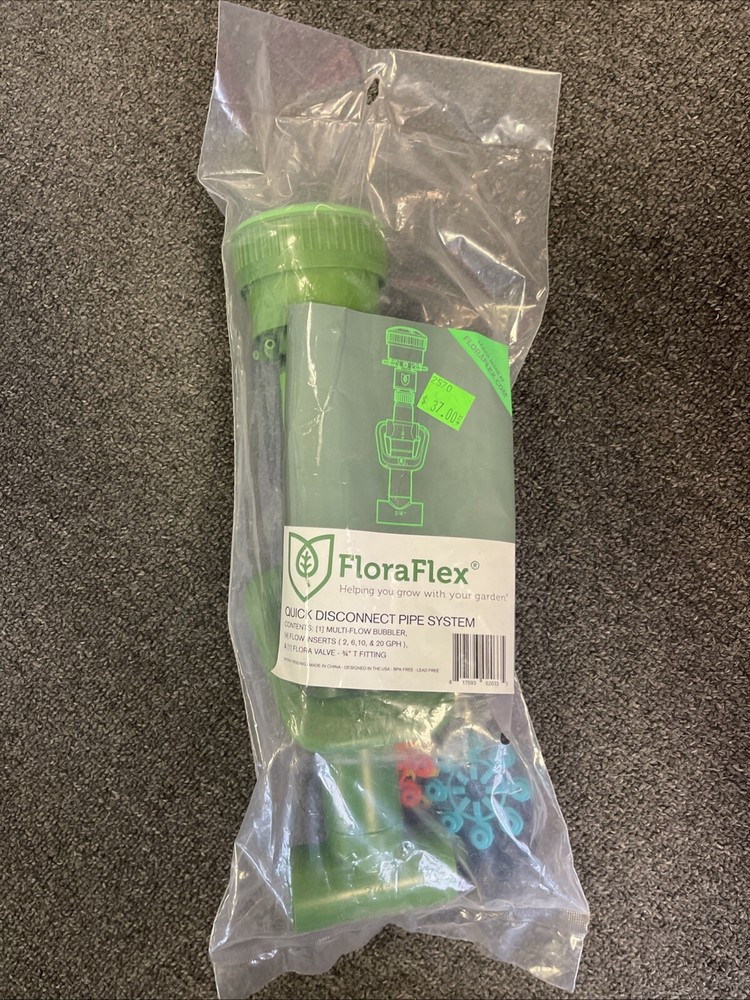FloraFlex Pipe System Multi Flow 3/4'' TEE QDPS Multi Flow Bubbler, T - Fitting