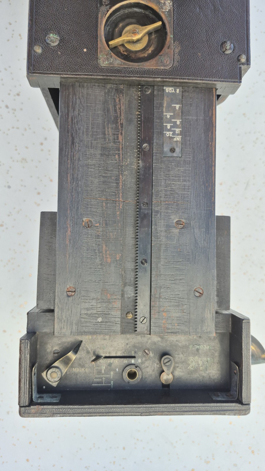 Newman & Guardia Universal Pattern B Box camera Richard Keene Derbyshire