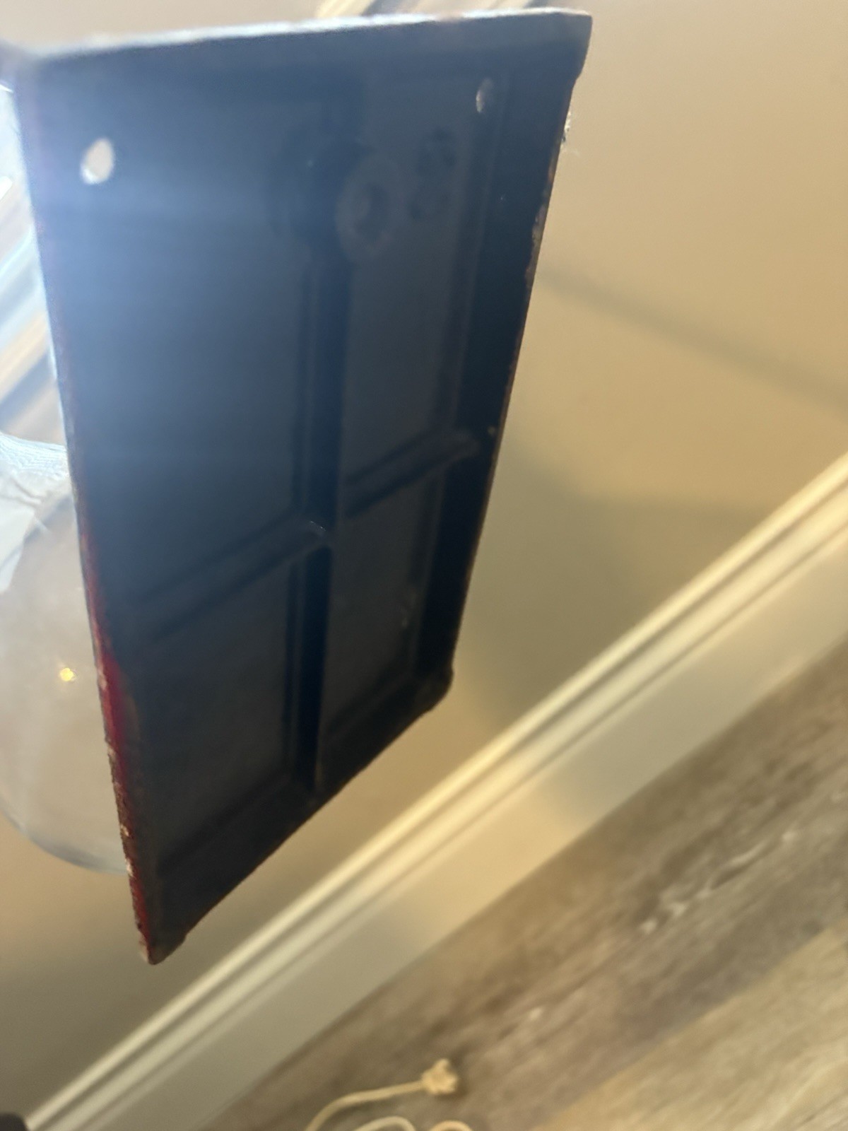 Antique Laboratory Beaker w/ Cast Iron Chicago Apparatus Stand