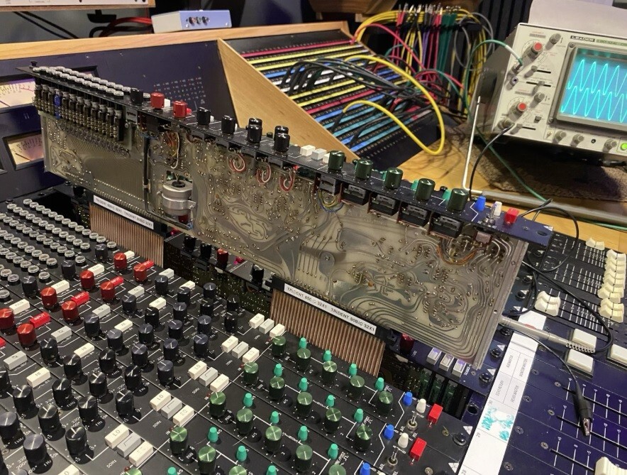 Trident 80B/C Recording Console Extender Pair Board Riser KIT FORM Single Sided