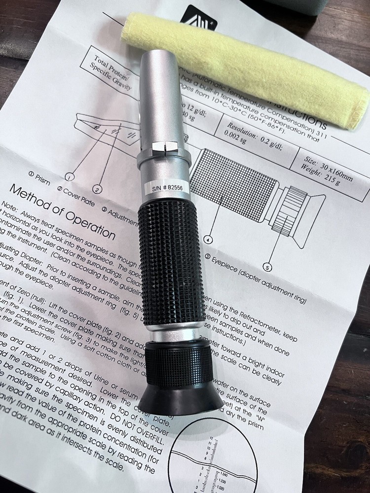 LW SCIENTIFIC Hand Refractometer ATC Automatic Temperature Compensation 311