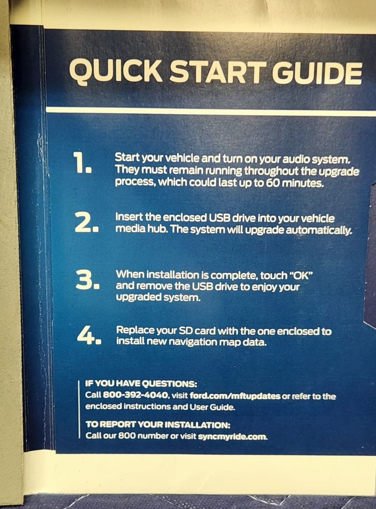 Ford USB/SD COMBO PACK