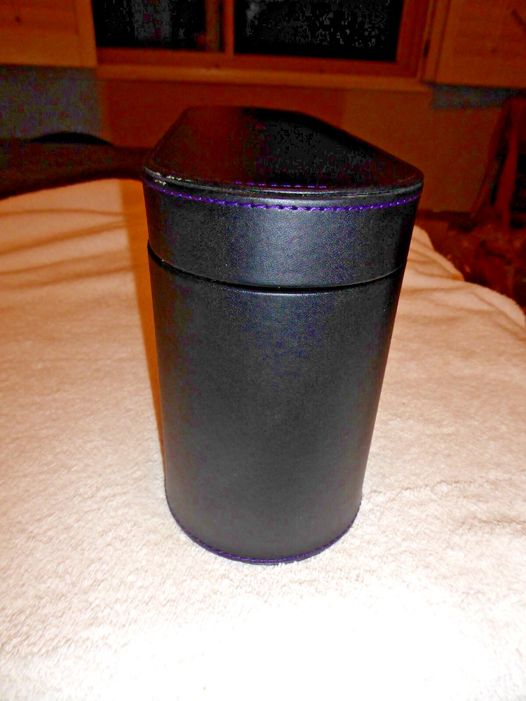 Dyson Presentation Box Only, Black W/ Purple Stitching
