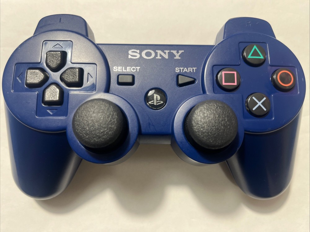 Sony PS3 DualShock 3 Wireless Controller – Deep Blue OEM Original Tested