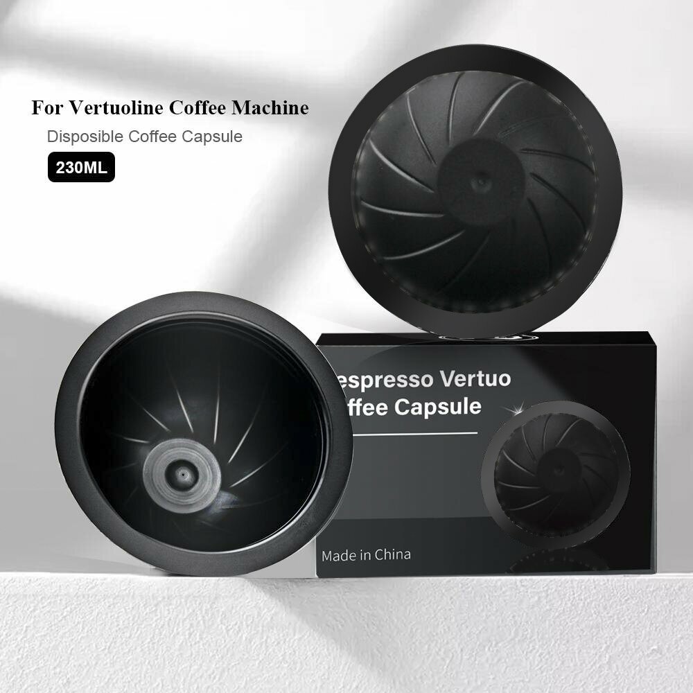 Reusable Refill Espresso Capsule Pod Shell for Nespresso Vertuo Coffee Machine