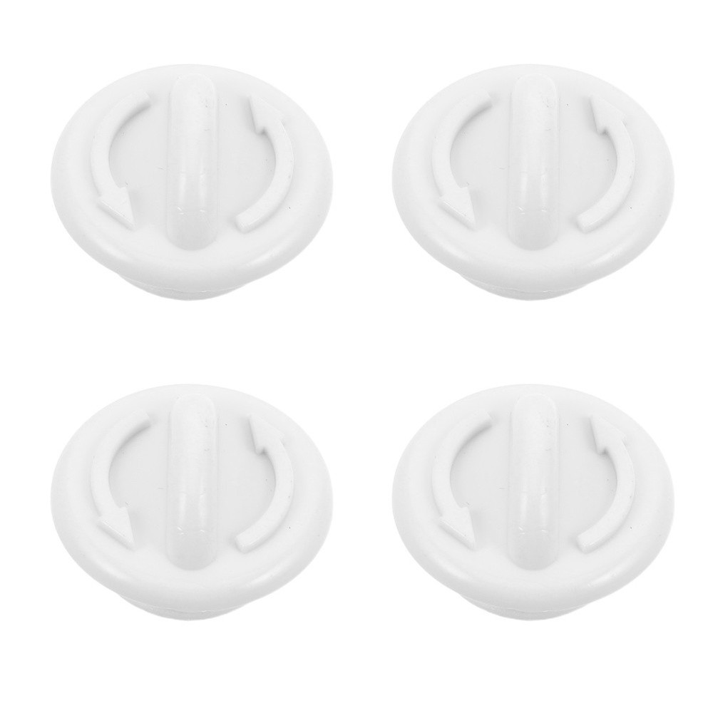 4 Pcs Threaded Drain Plug Freezer Hole Stoppers Cooler Screw Plugs
