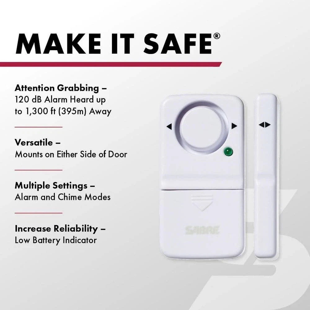 SABRE Wireless Door and Window Alarm (2-Pack)