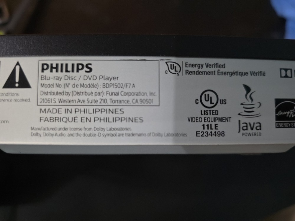 phillips dvd player Won't Eject