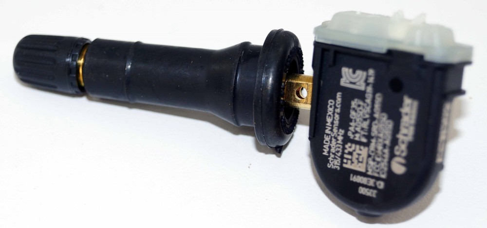Schrader 33500 TPMS Sensor Snap-In 314.9/315/433MHz Programmable EZ-sensor 4 PK