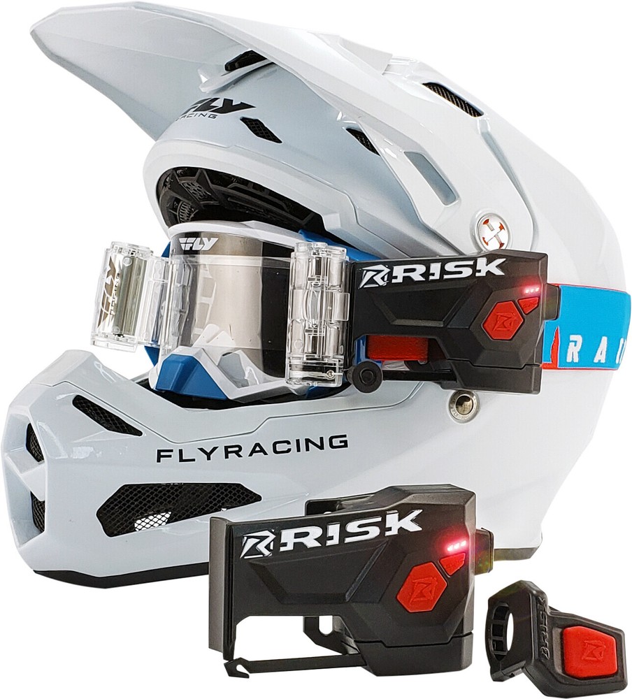 RISK RACING THE RIPPER UNIVERSAL AUTOMATIC GOGGLE ROLL-OFF SYSTEM