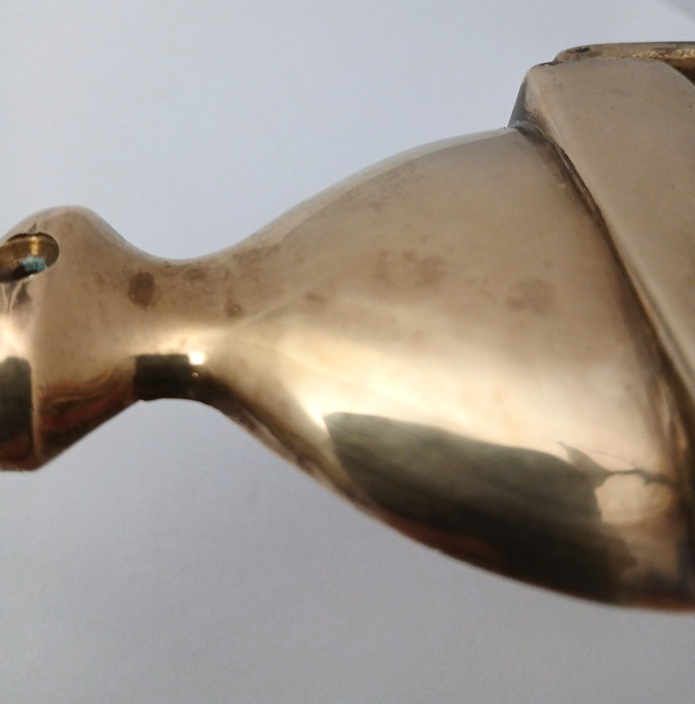 Vintage Solid Heavy Brass 7” Door Knocker Classic Simple Design