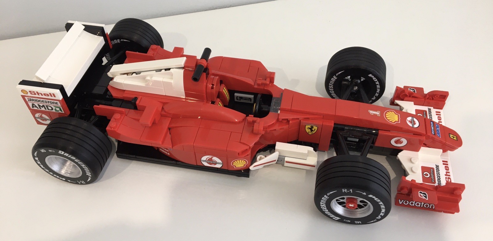 Replacement Lego Icons Ferrari F2004 Michael Schumacher Bridgestone Wheels