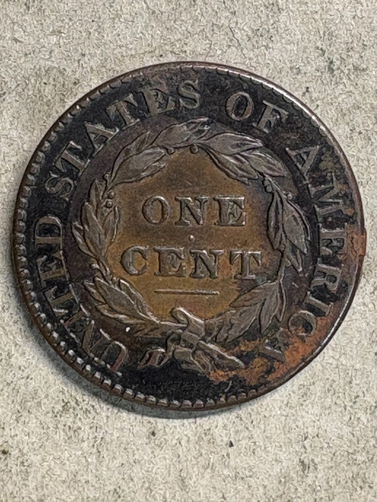 1828 Small Date Classic Head Large Cent XF