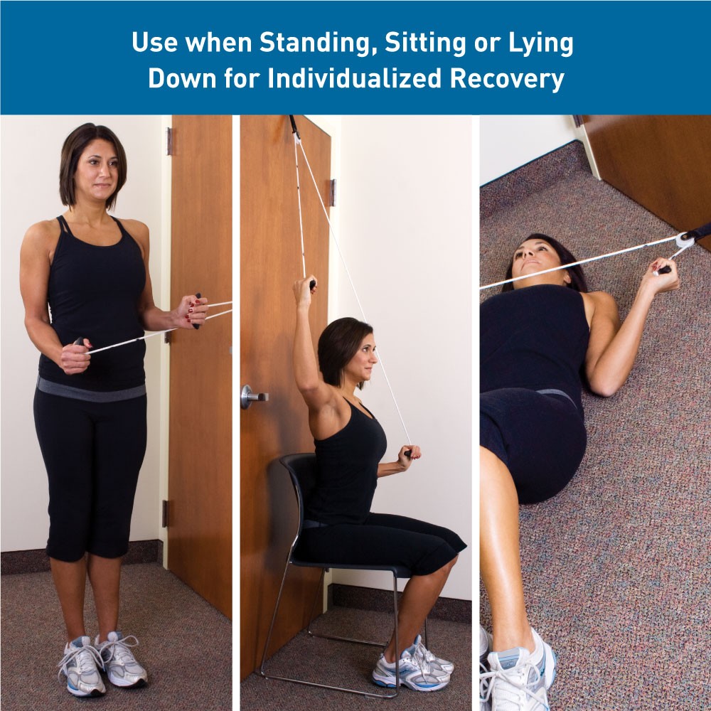 BodyMed Premium Shoulder Pulley – at-Home Rehab System – Over-The-Door