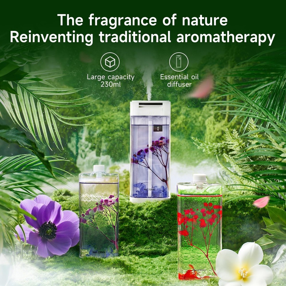 Smart Home Fragrance Diffuser - Waterless Aromatherapy Essential Oil Diffuser...