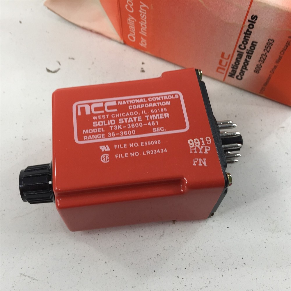 NCC T3K-3600-461 Solid State Timer