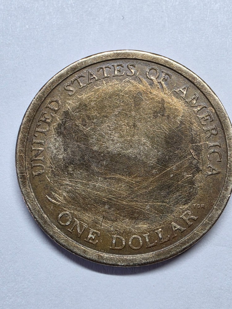 2000 D Sacagawea Dollar with planchet error on REV