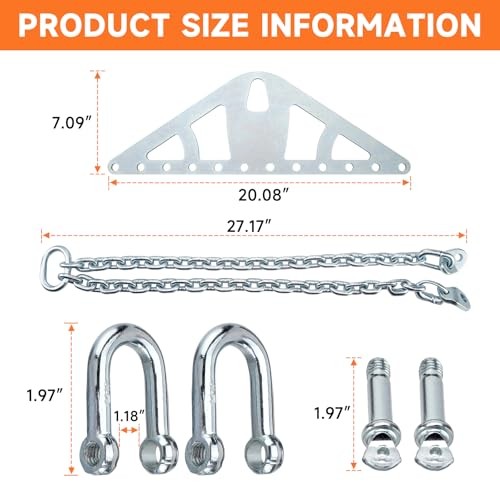 Heavy-Duty Engine Lifting Sling Kit - 7000 lb Capacity for Engine Hoists, with