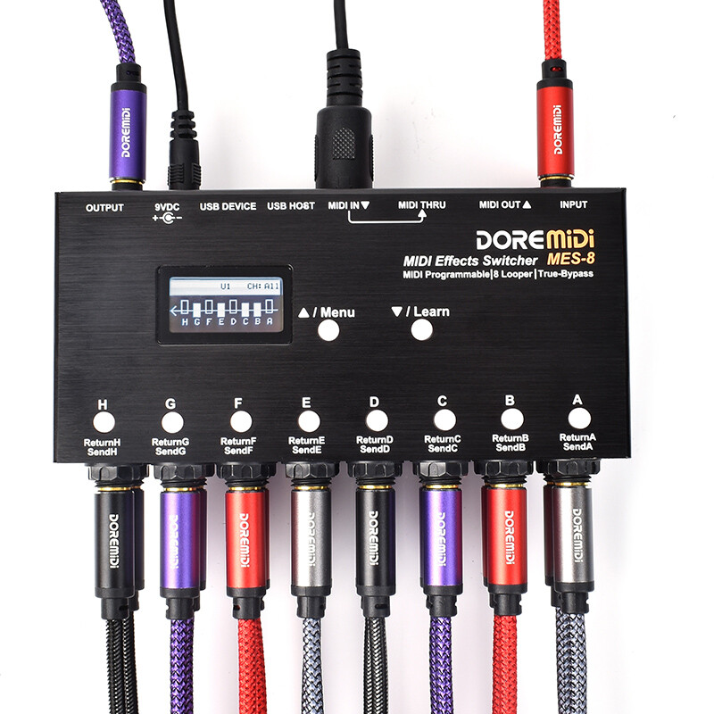 DOREMiDi MIDI Effects Switcher MES-8 controller