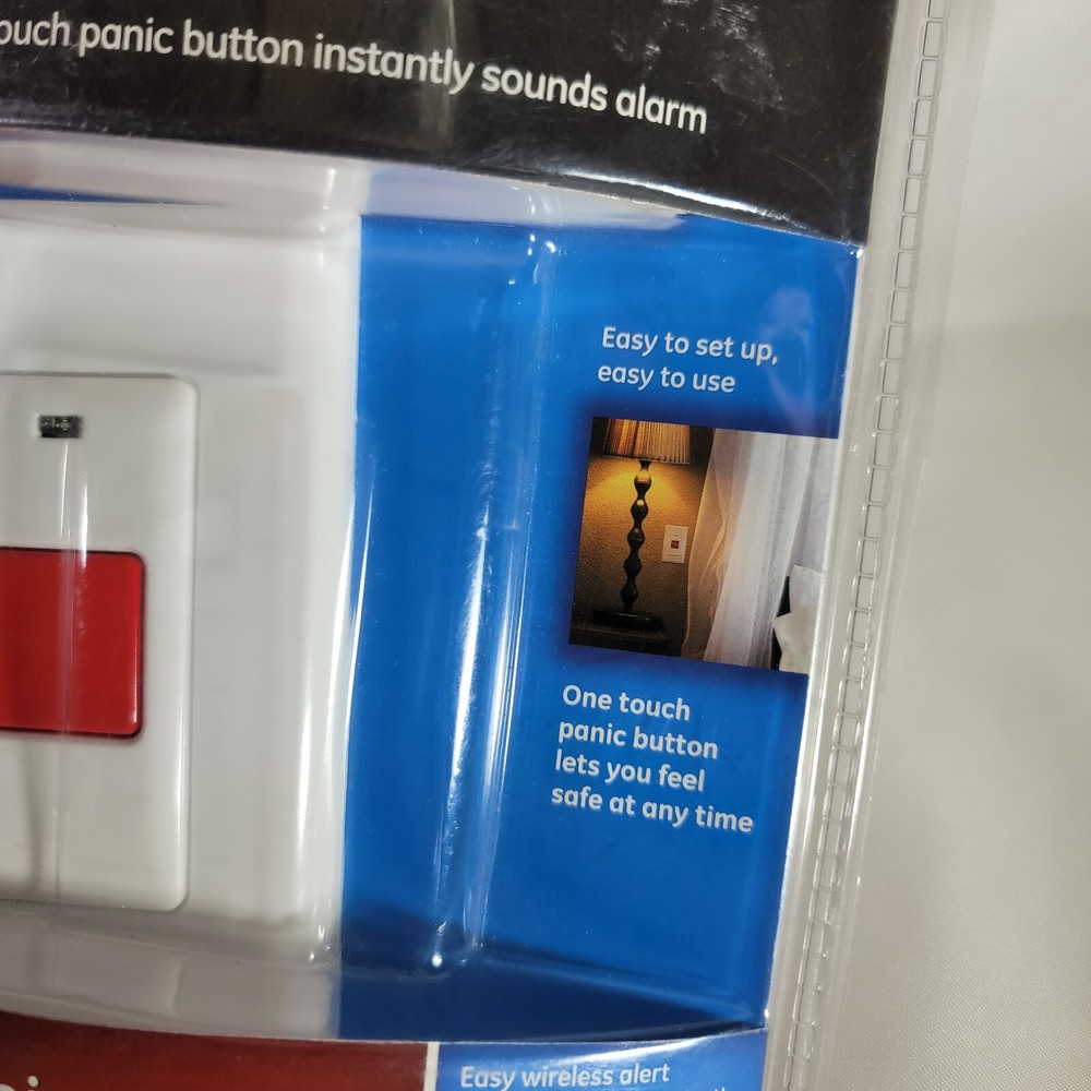 GE Clear Choice Wireless Alarm System Panic Button #45145