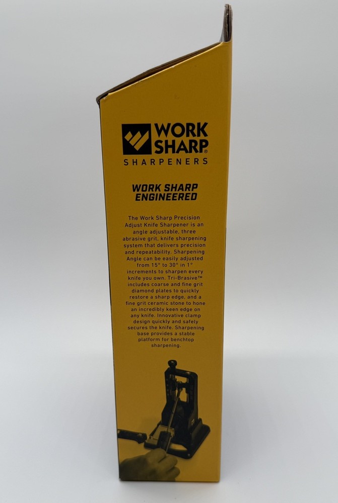 Work Sharp Precision Adjust Knife Sharpener Kit WSBCHPAJ EUC