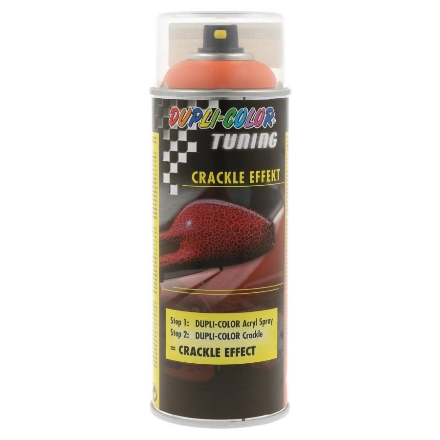 Duplicolor Paint Spray Crackle Effect Orange RAL 2004 400ml.