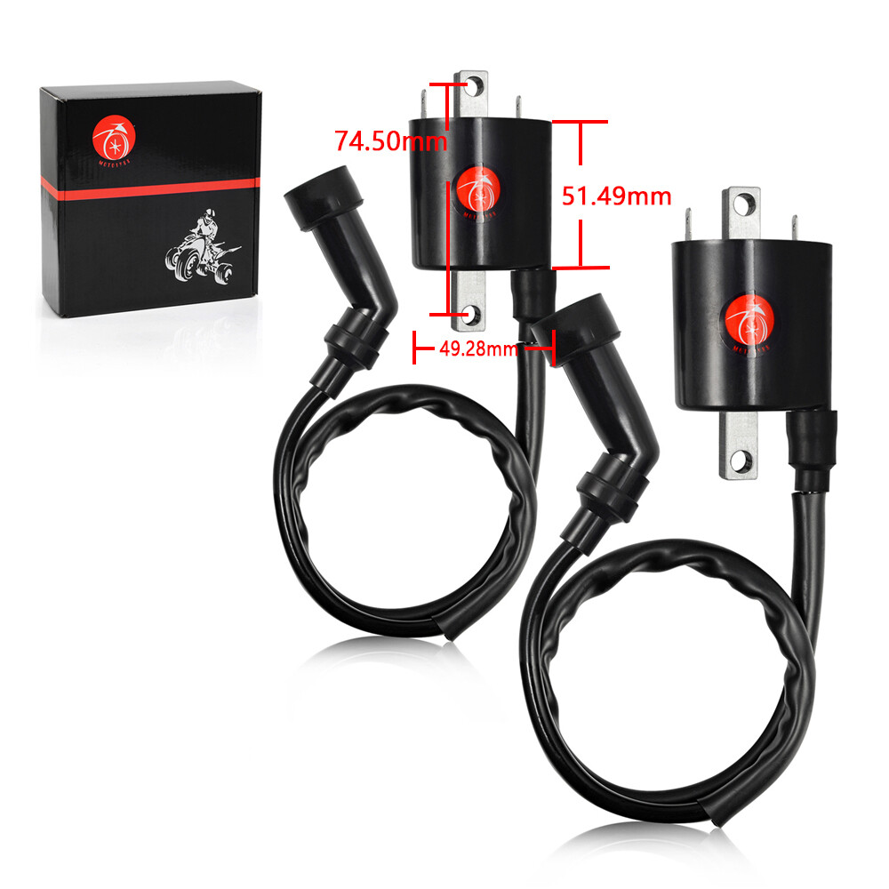 2Pcs Ignition Coils For Yamaha  V Star 1100 XVS1100 1999-2009 5EL-82310-00-00