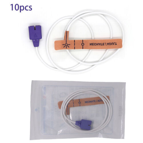 10Pcs Compatible With  Disposable SpO2 Sensor MAX-N Neonate