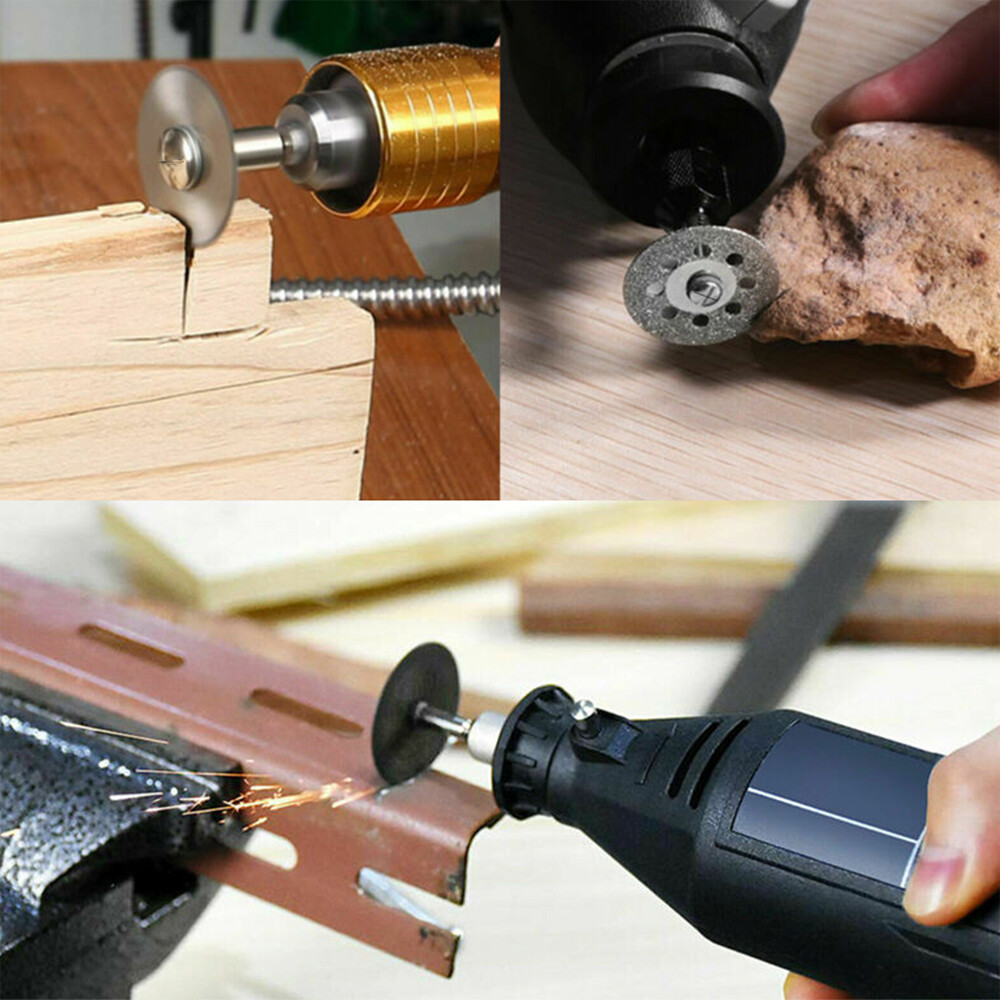 50x Diamond Cutting Wheel For Dremel Rotary Tool Die Grinder Metal Cut Off Disc