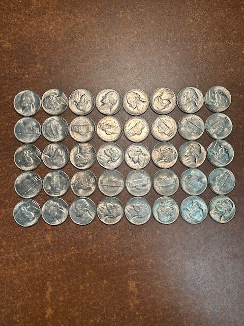 1947-S Jefferson Nickel - BU Roll