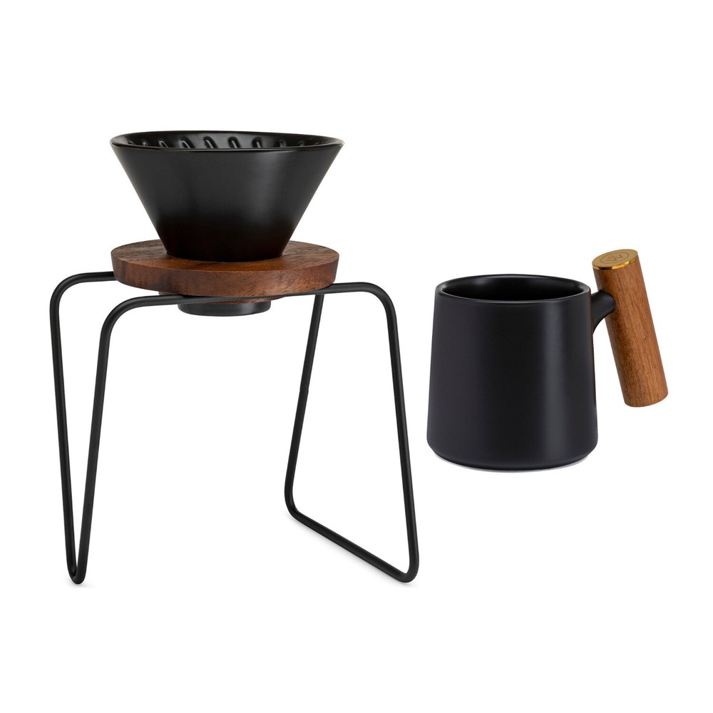 ChefWave Coffee Enthusiast Bundle Set Pour Over Coffee Maker Set with Coffee Mug