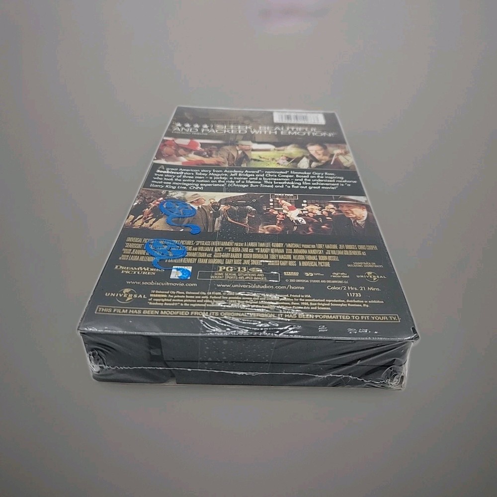 Seabiscuit (VHS, 2003) New Sealed