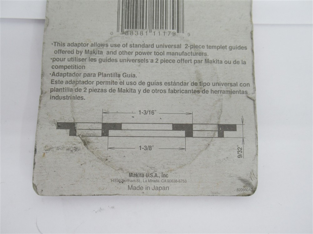 Makita 321492-3 Templet Guide Adaptor