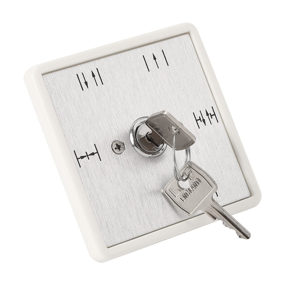 5 Position Key Switch For Automatic Doors Durable Aluminium Panel