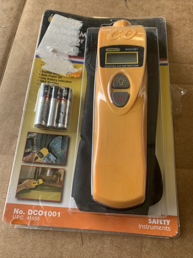 General Tools DCO1001 Carbon Monoxide Detector Meter - New