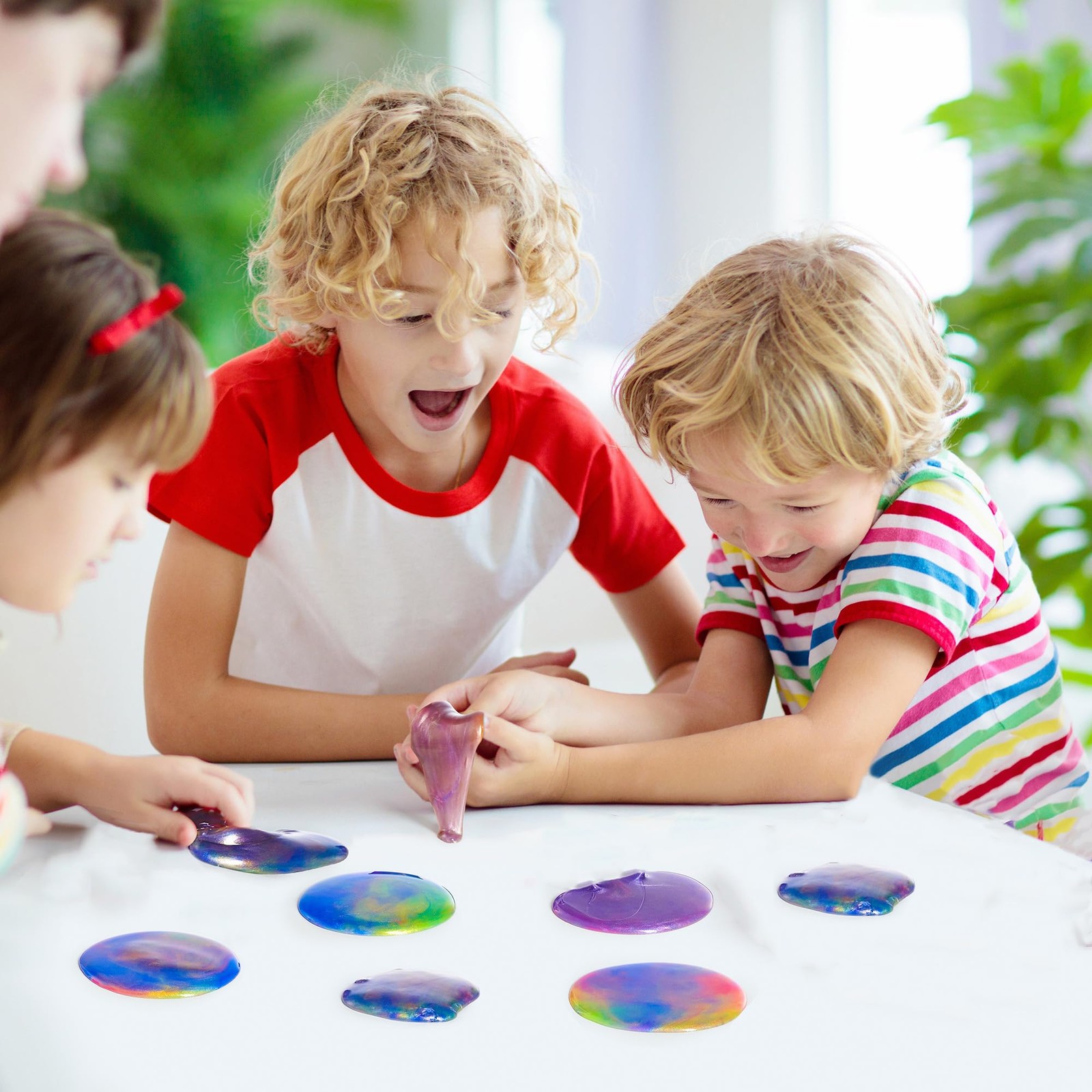 Ankyle 24 Pack Galaxy Slime Party Favors 1.6 inches x x 1.3