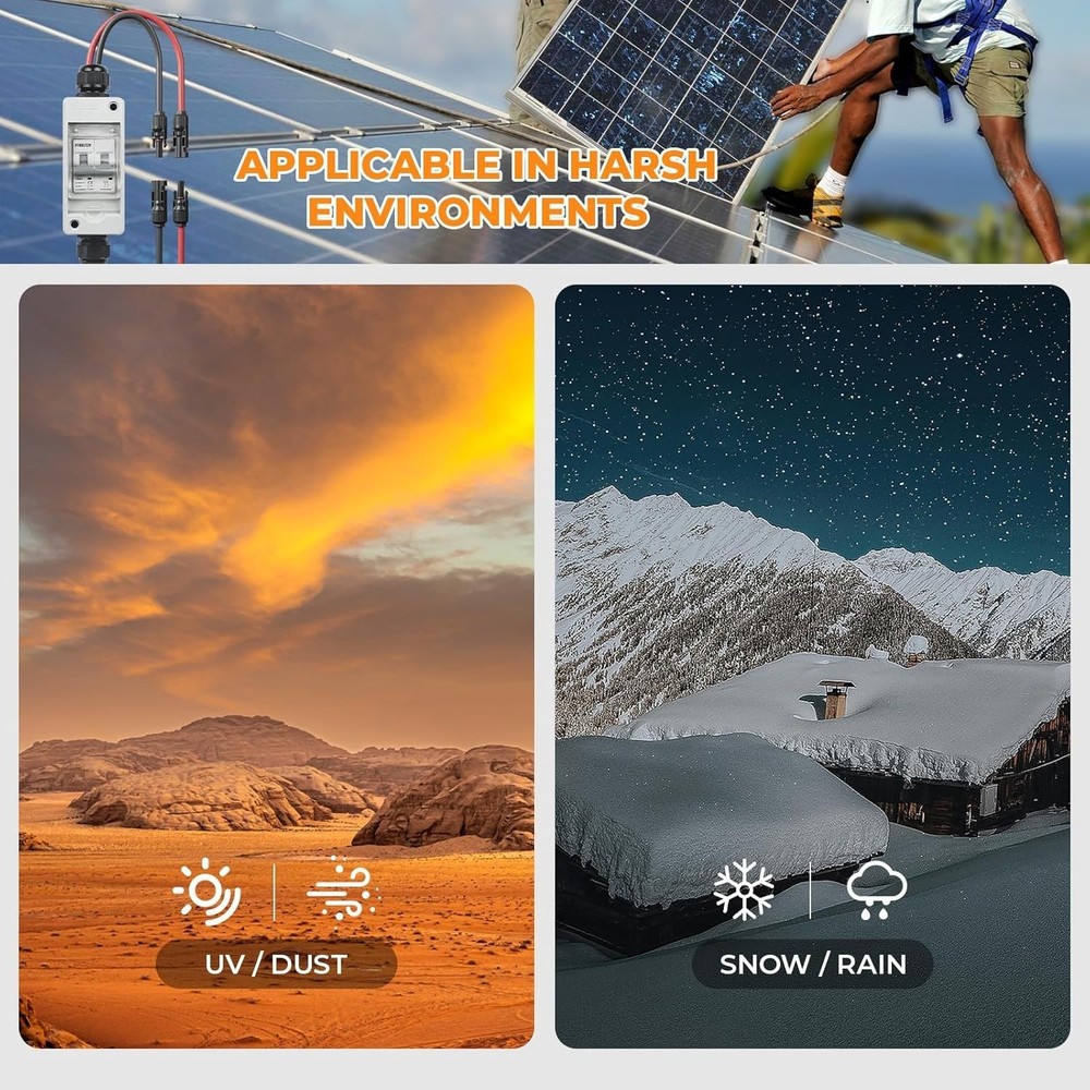 User-Friendly 60A Solar Disconnect Switch 1000V with Easy Installation Features