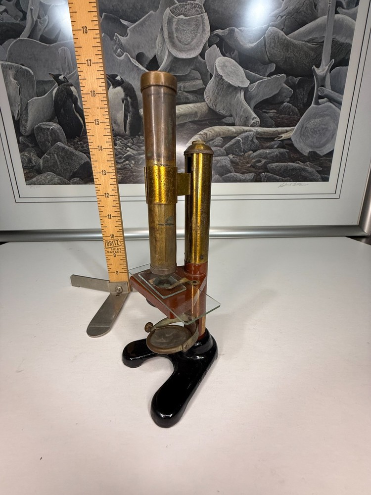 Pre 1900 Japanese 亚洲 Rare Microscope 显微镜 古董