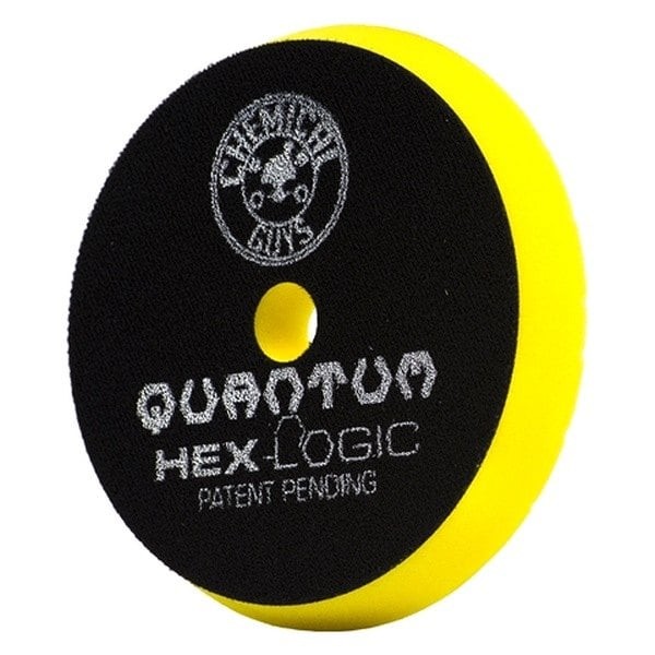 Quantum Hex-Logic 6-1/2" Foam Yellow Heavy Hook-and-Loop Buffing Pad