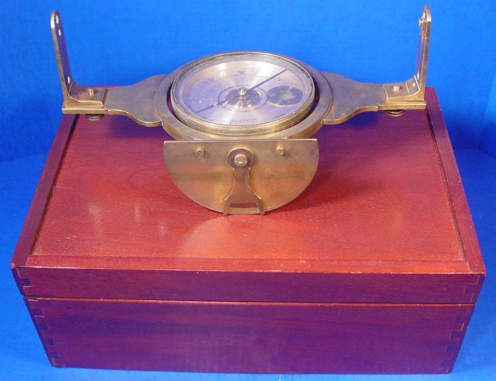 1870 James Reed Gimballed Mining Compass - RARE American Compass