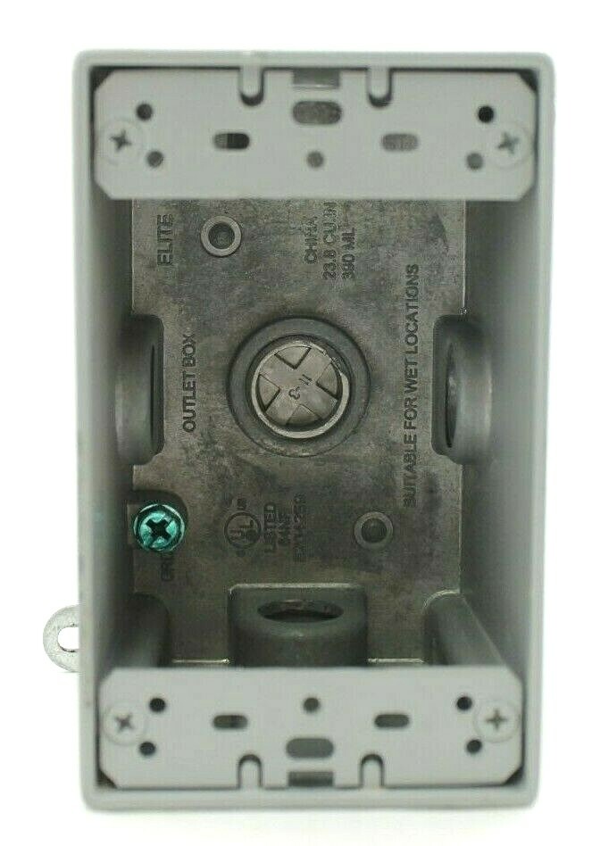 64NF E204259 1-Gang Outlet Box