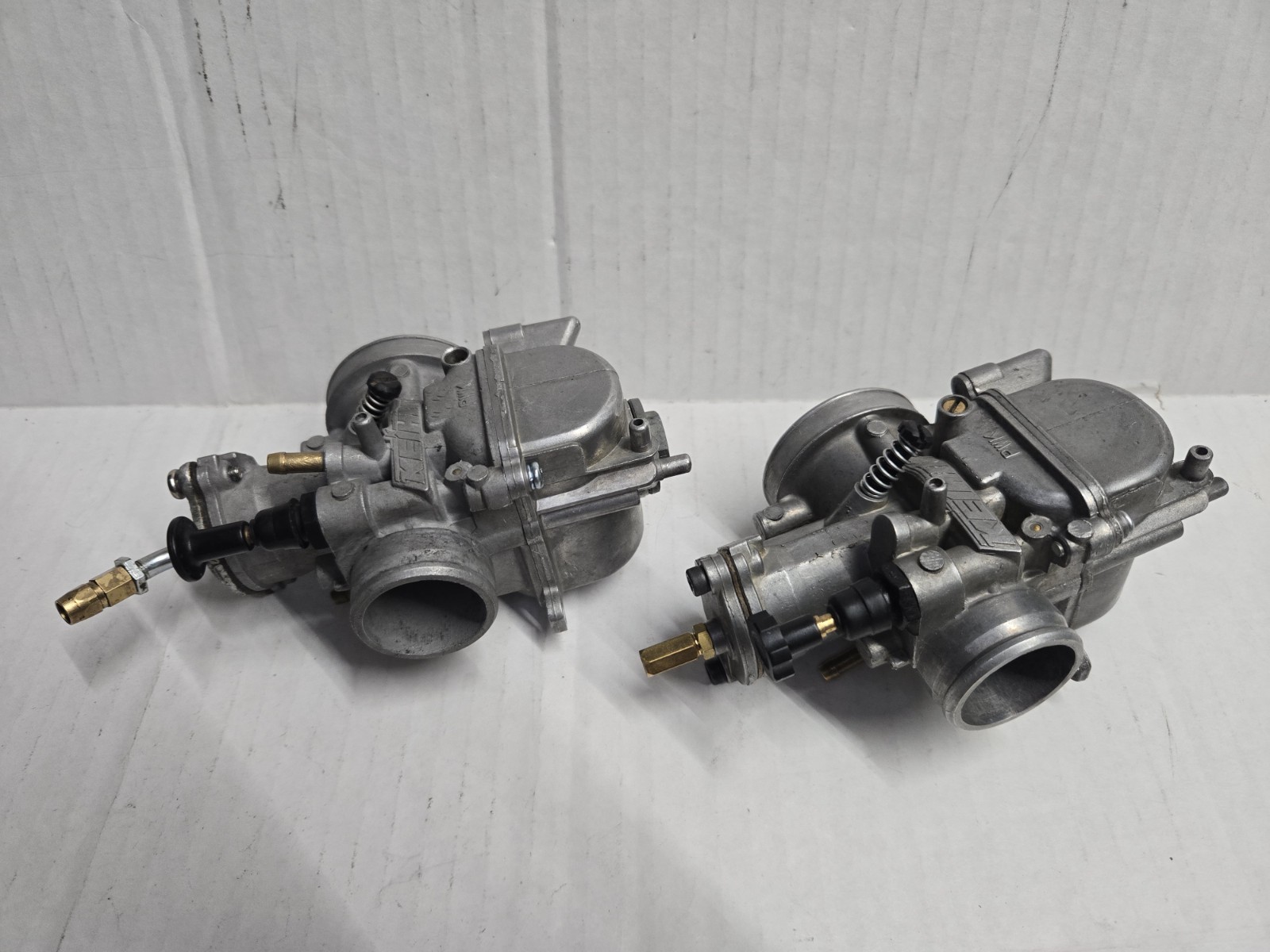 Qty 2 authentic motorcycle Keihin  pwk 28 carburetors for cr85 rm85 kx100