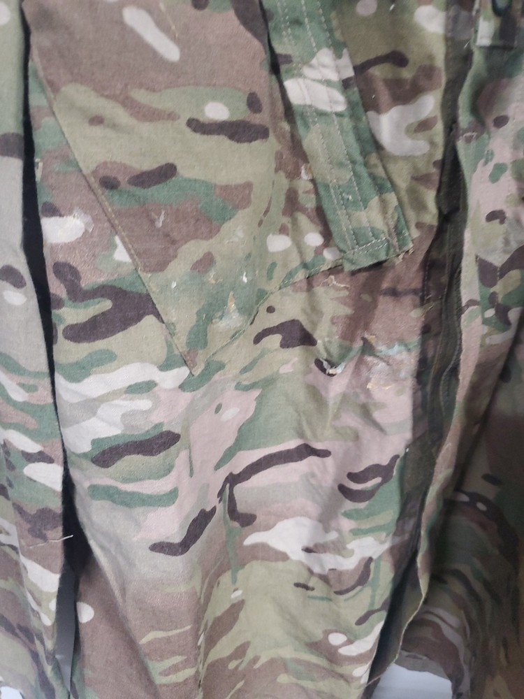 Large Long Need Clean US ARMY ISSUE MULTICAM - FLAME RESISTANT jacket top